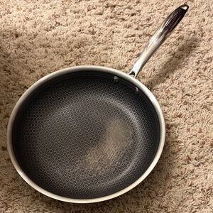 Lexi Home Tri-ply 10" Stainless Steel Scratch Resistant Nonstick Frying Pan